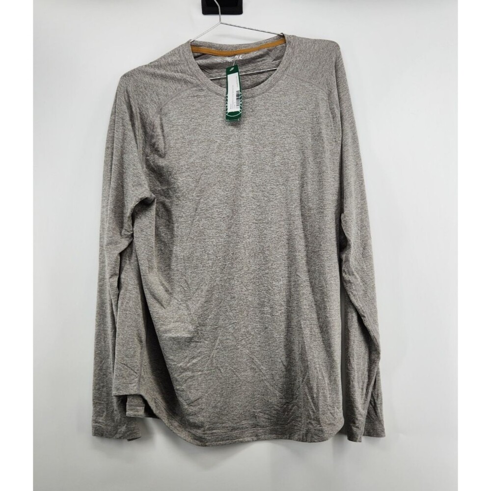 Rhone Mens Large Grey Atmosphere Long Sleeve Tee NWOT